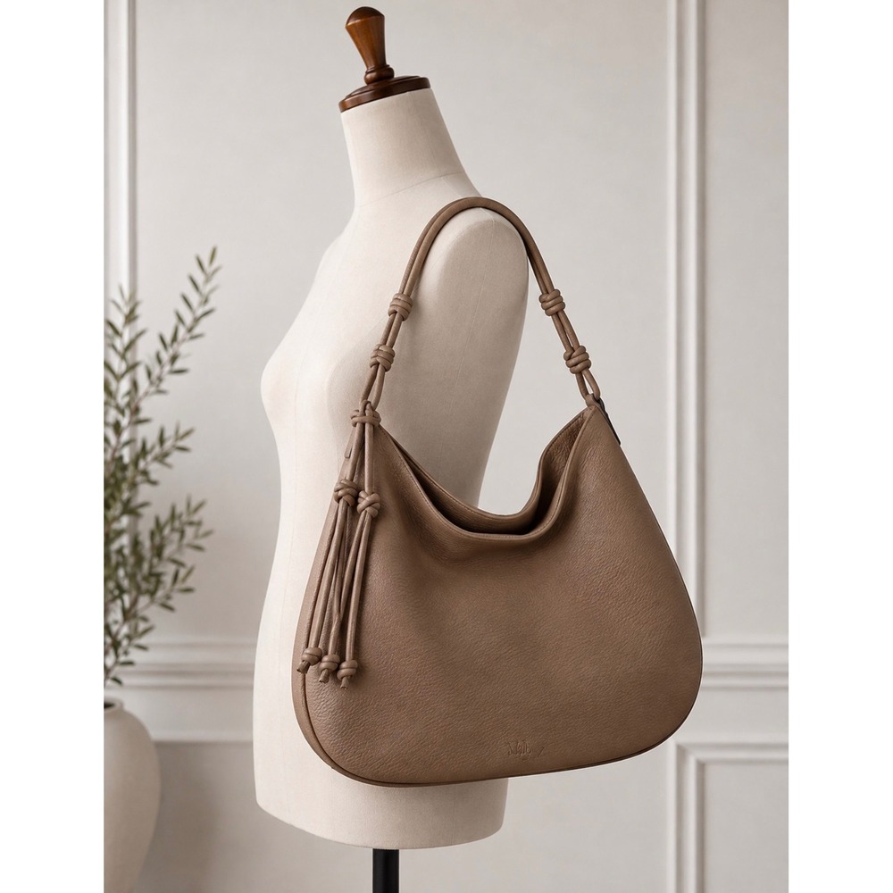 Anthropologie Large Mali & Lili Slouchy Knotted Hobo Shoulder Bag Tote Purse